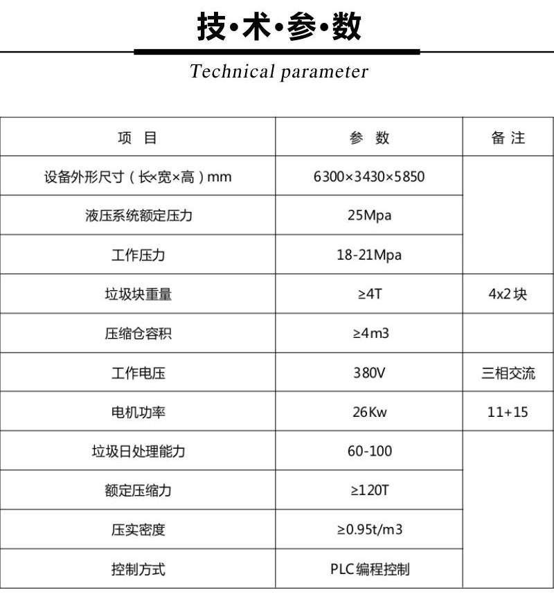 垂直压缩转运处理站图片简介 垂直压缩转运处理站图片简介